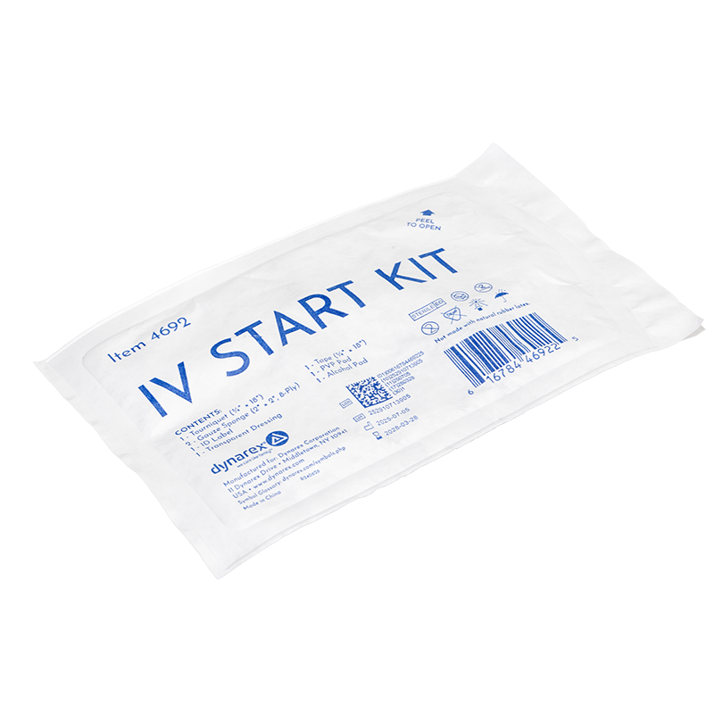 IV Start Kit, w/out gloves - 50 Kits per Case