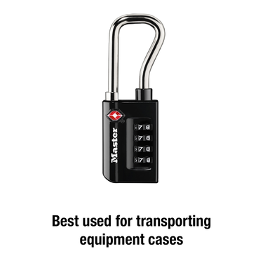 1-5/16in (35mm) Wide Set Your Own Resettable Numeric Combination TSA-Approved Luggage Lock with Extended Reach Shackle