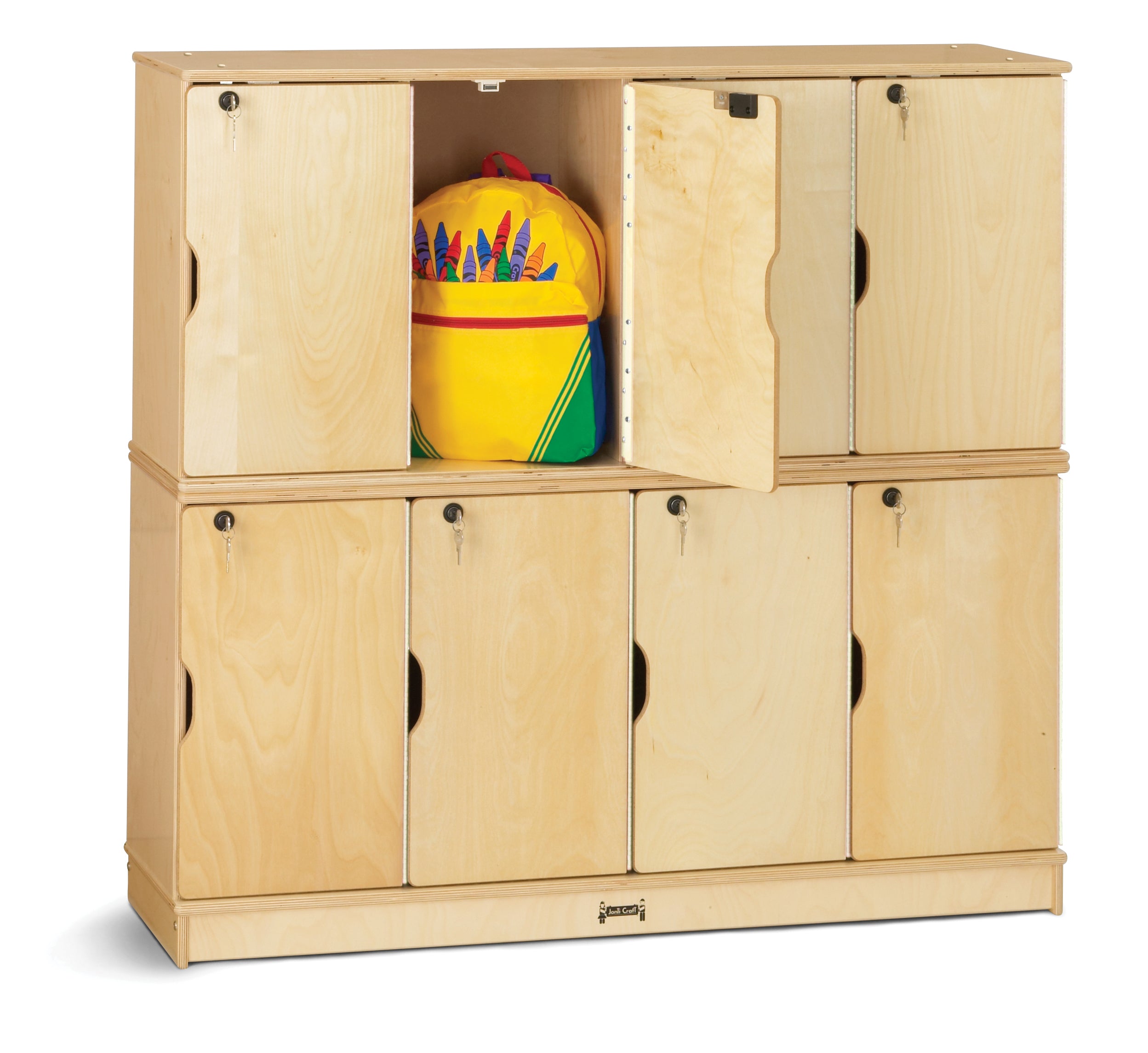 Jonti-Craft® Stacking Lockable Lockers -  Triple Stack