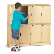 Jonti-Craft® Stacking Lockable Lockers -  Double Stack