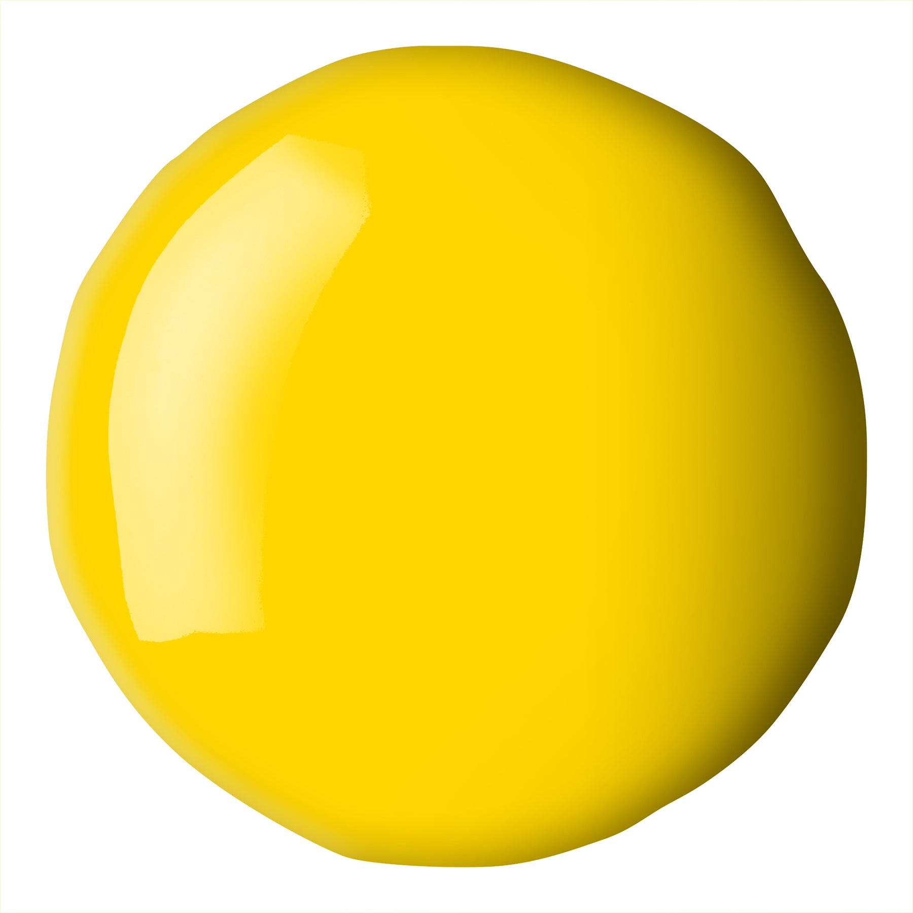 LQ BASICS Acrylic Fluid 118ml Bottle -  Cadmium Yellow Medium Hue