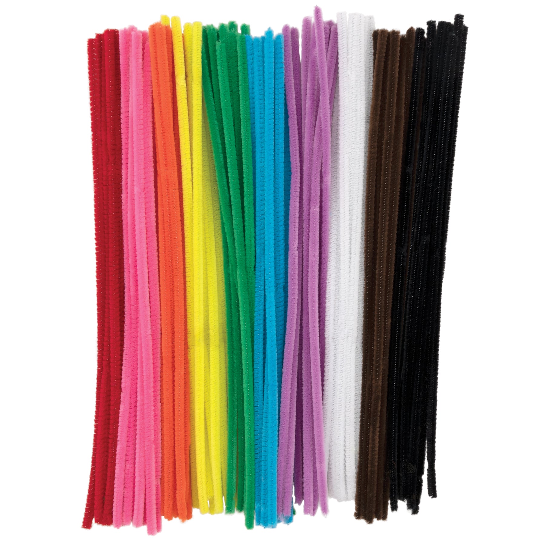 Jumbo Stems, Assorted, 12" x 6 mm, 100 Pieces