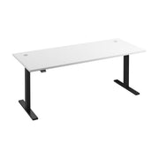 Bush Business Furniture Move 60 Series 72W x 30D Electric Height Adjustable Standing Desk in White with Black Base - 71.02" Width x 29.37" Depth x 47.69" Height