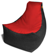 Jaxx Pixel Gamer Chair - Game Room / Home Theater Bean Bag Chair, Red