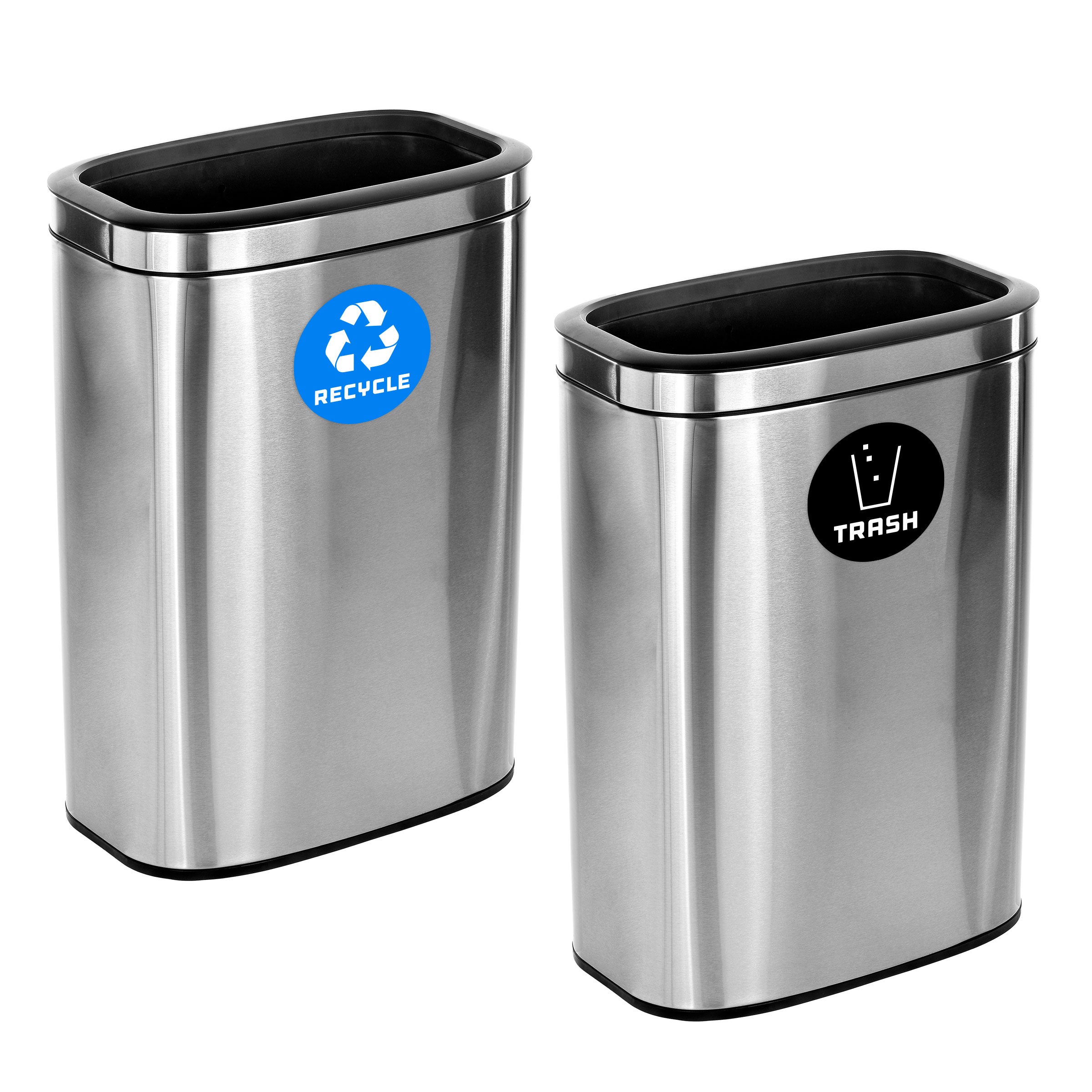10.5 Gal 2-Stream Recycle Trash Station