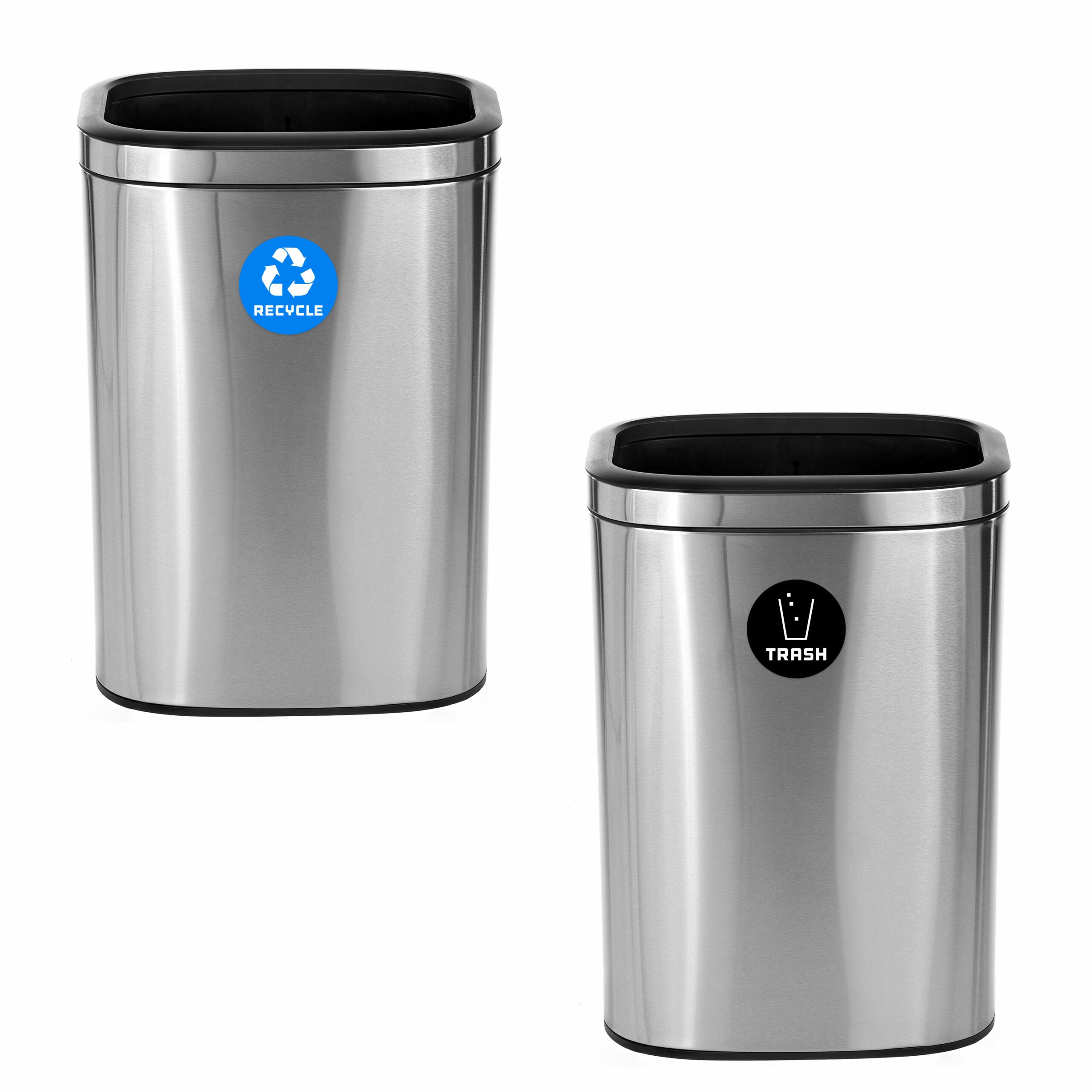 10.5 Gal 2-Stream Recycle Trash Station