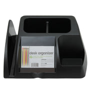 Achieva® Recycled Desk Organizer, Black