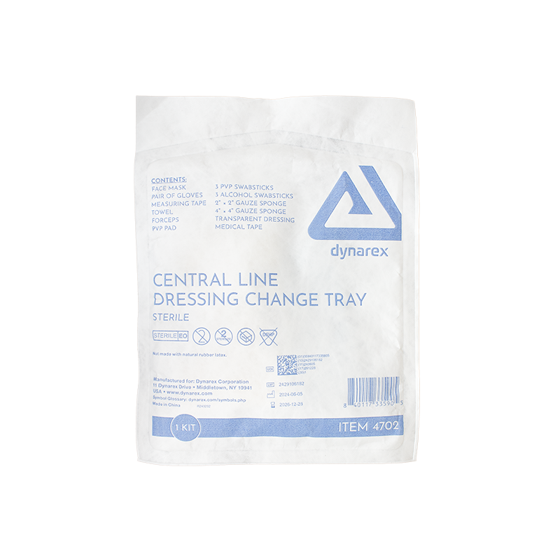 Central Line Dressing Change Tray - Sterile - 20 Boxes per Case