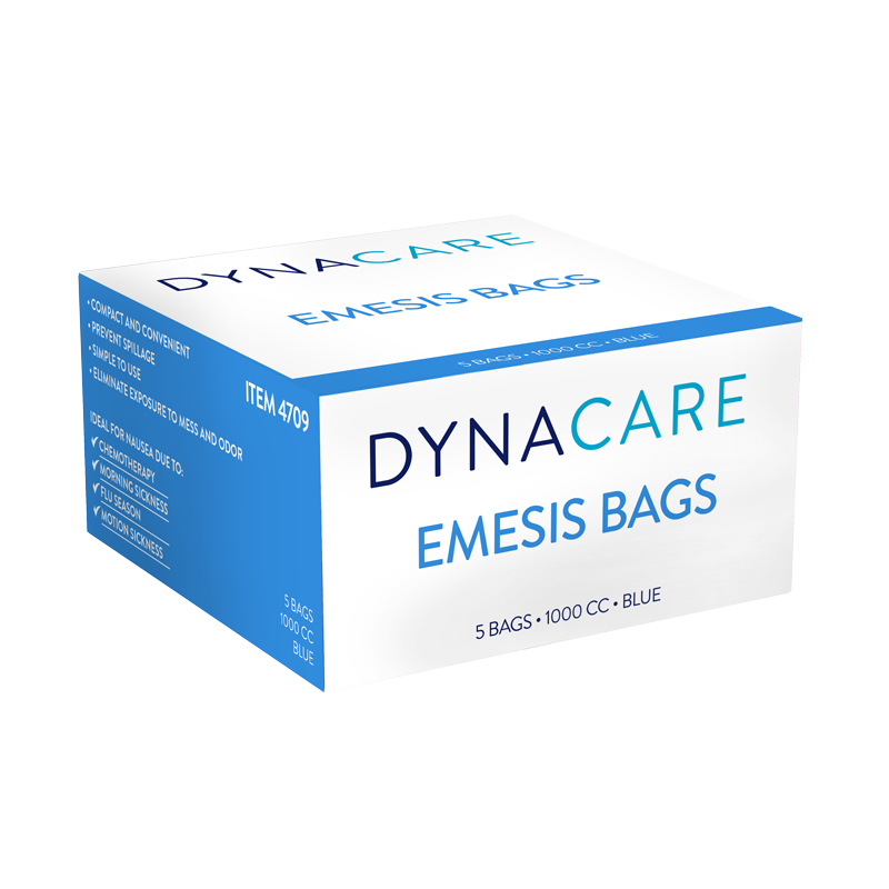 Emesis Bag, Blue - 5 pcs per Box/24 Boxes per Case