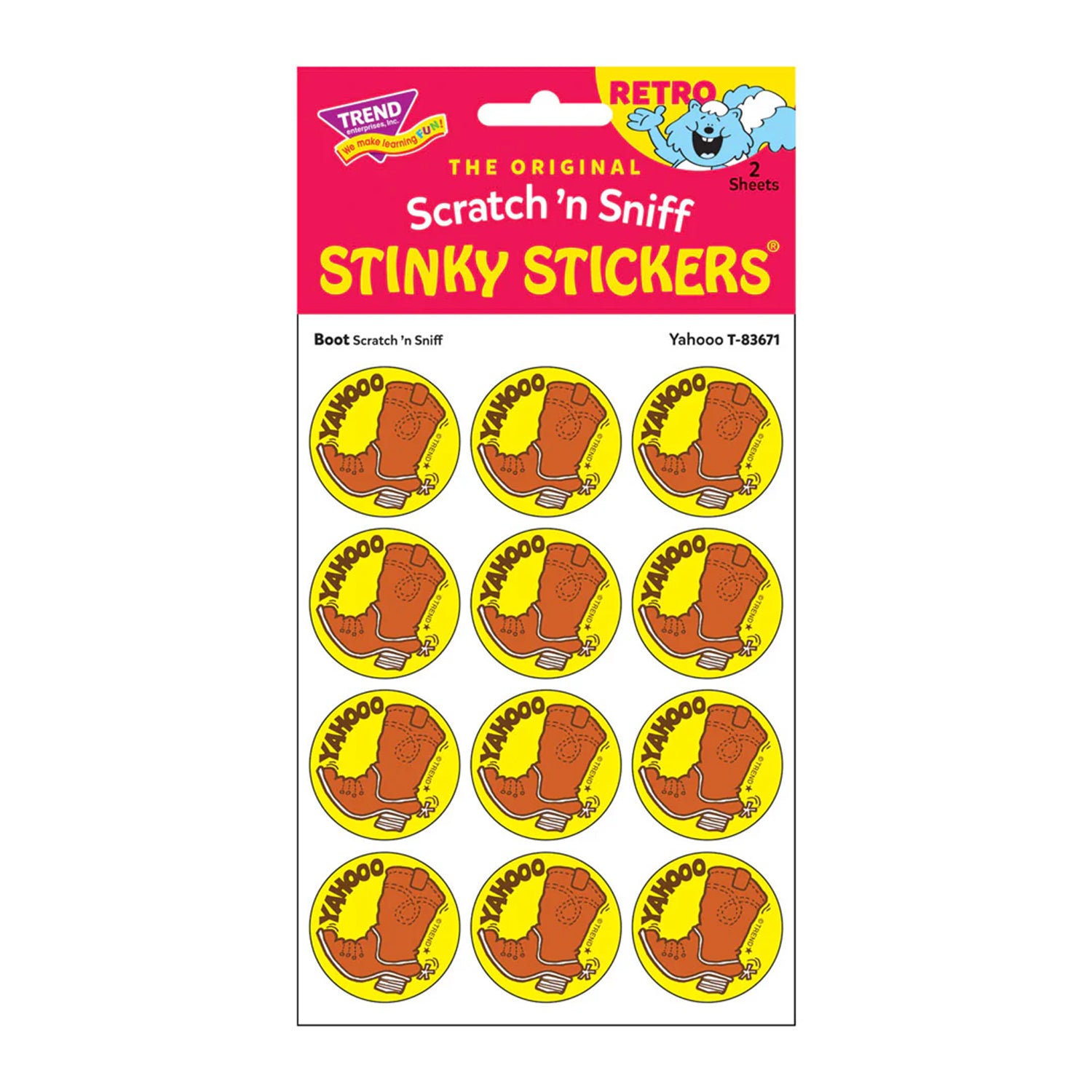Yahooo/ Boot Scent Stickers, 24 ct.