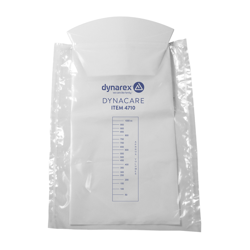 Emesis Bag w/ Hand Protection, White - 240 pcs per Case