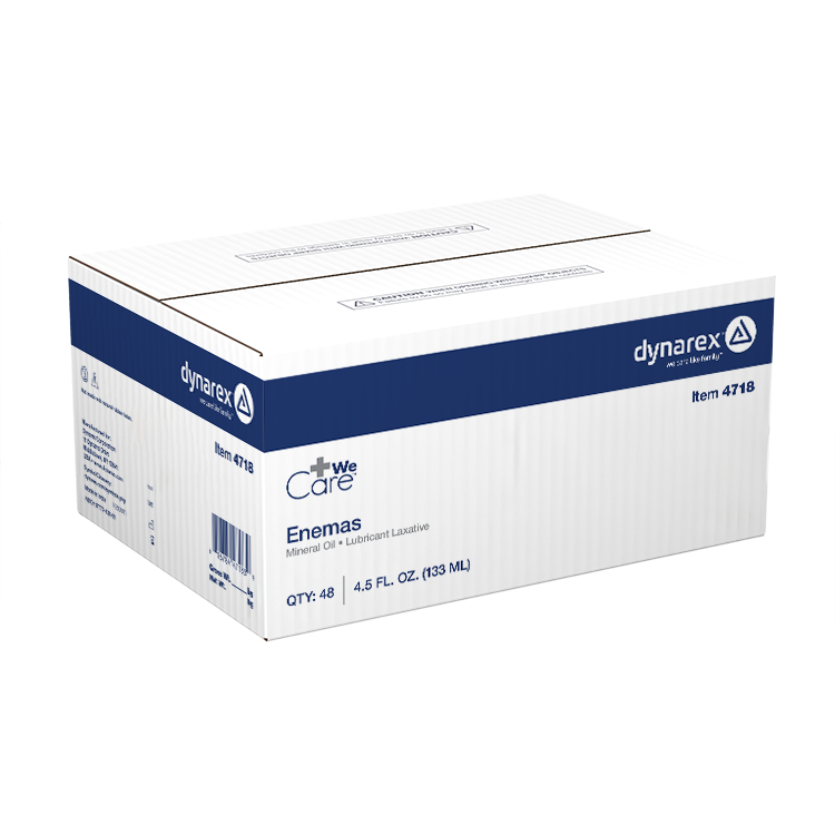 Enema Mineral Oil Lubricant Laxative, 4.5 fl. oz. - 48 Boxes per Case