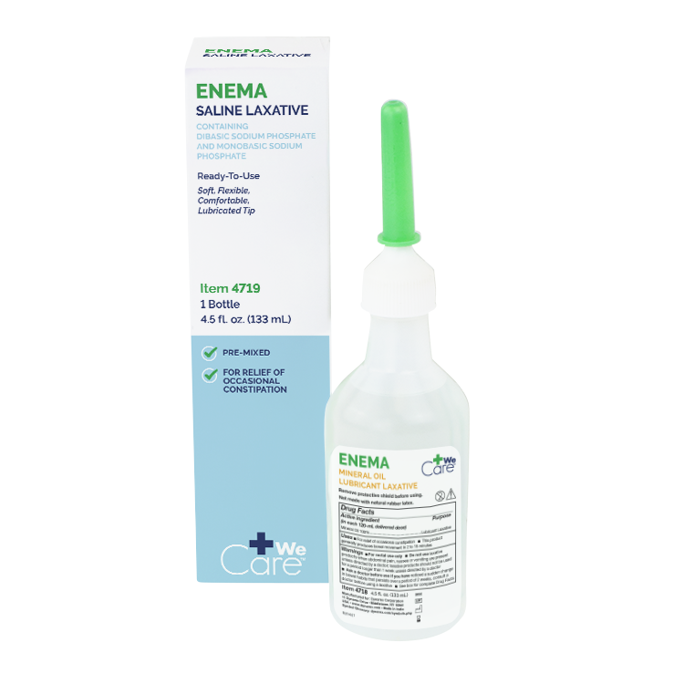 Enema Saline Laxative, 4.5 fl. oz. - 48 Boxes per Case