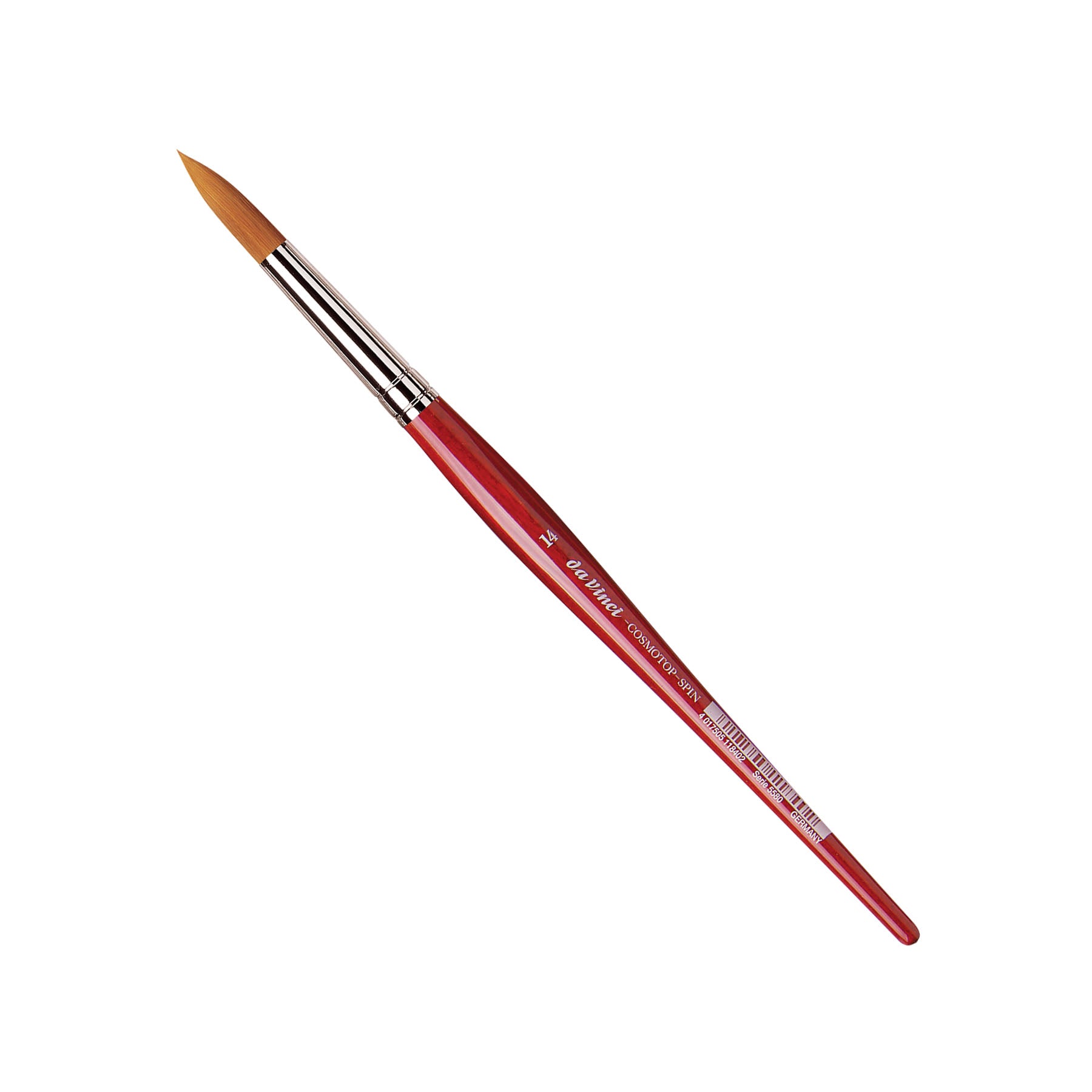 COSMOTOP-SPIN Silkpainting Brush, Synthetic, Watercolor, Round, Size 14