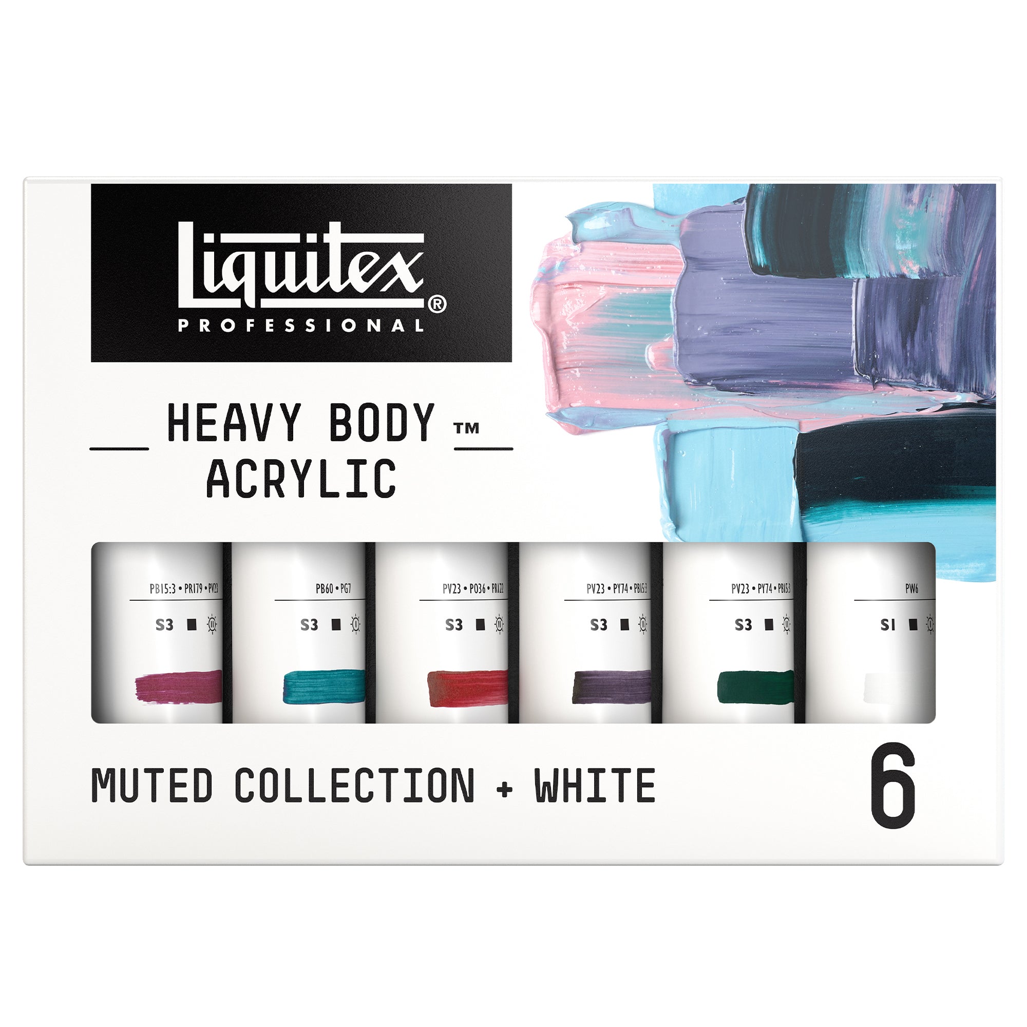 Heavy Body Color - Muted Collection + White