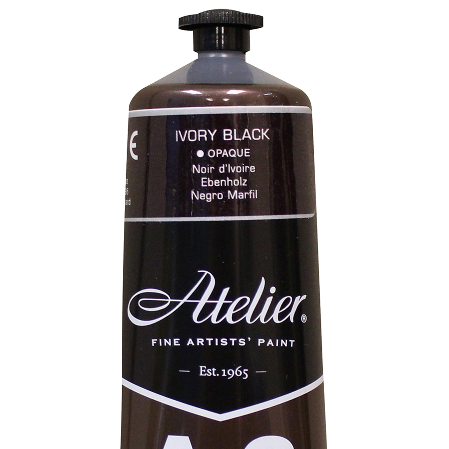 A2 Heavy Body Lightfast Artist Acrylic, 4 oz., Ivory Black