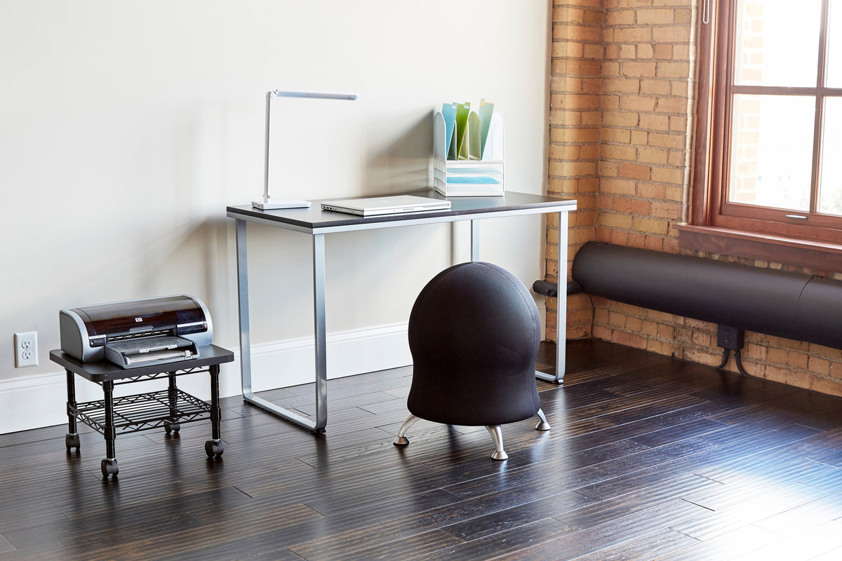 Steel Workstation Blk Sil