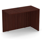 OfficeSource Laminate Reversible Return - 42''W x 20''D - Mahogany