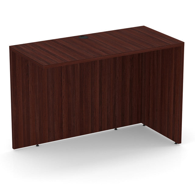 OfficeSource Laminate Reversible Return - 42''W x 20''D - Mahogany