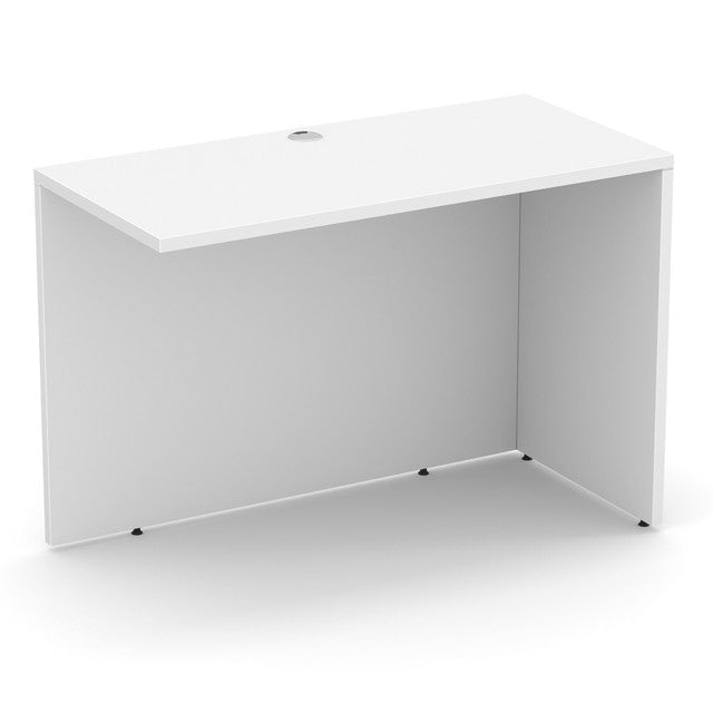 OfficeSource Laminate Reversible Return - 42''W x 20''D - White