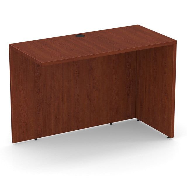 OfficeSource Laminate Reversible Return - 42''W x 20''D - Cherry