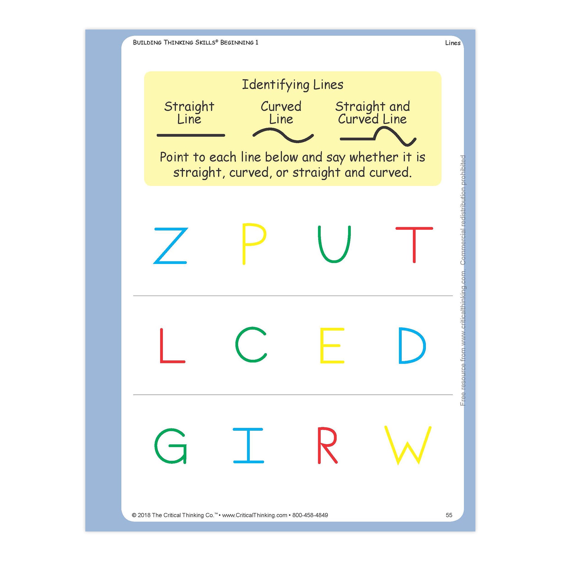 Building Thinking Skills® Book, Beginning, Grade Pre K