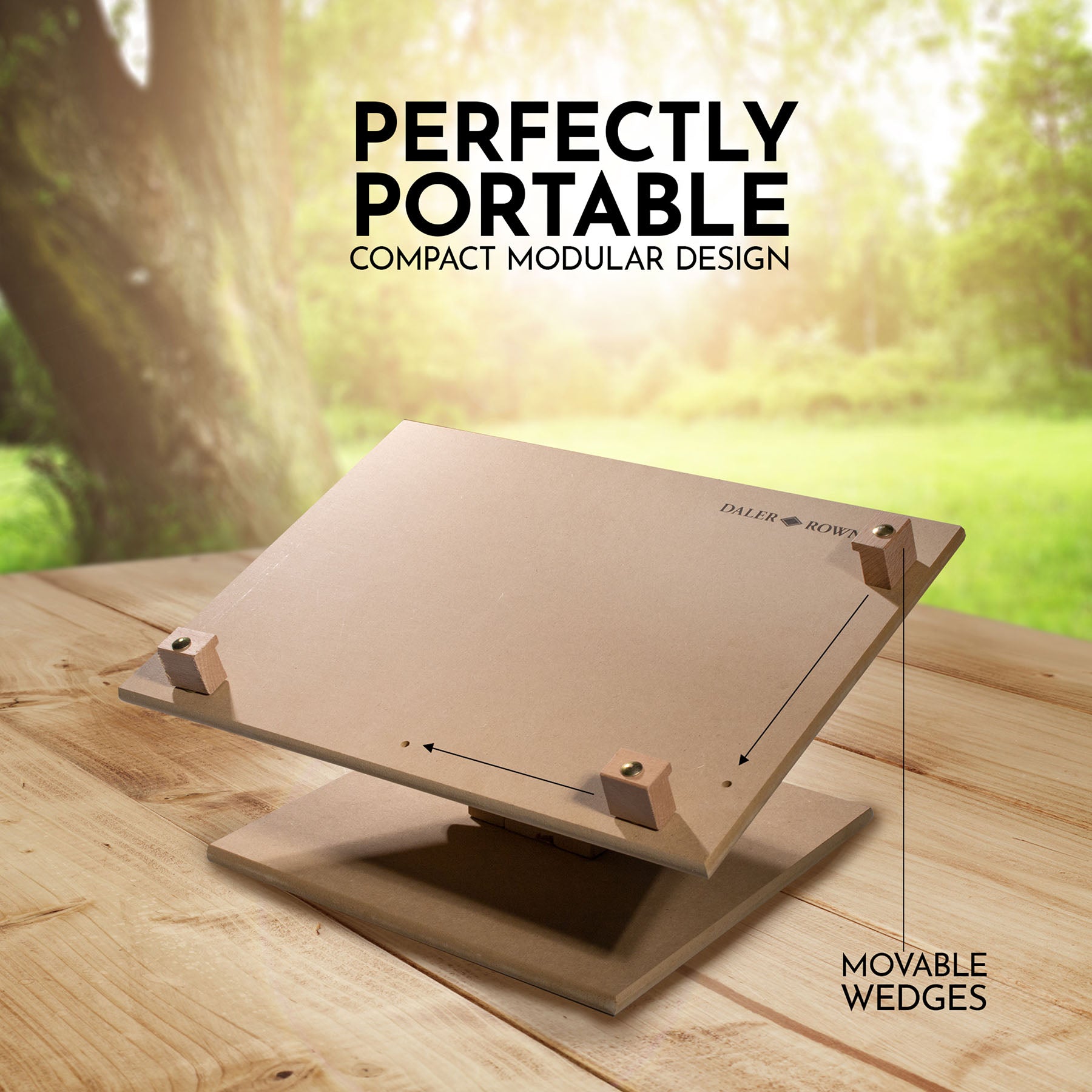 Artsphere Table Easel, Wood, Without Bag, 1 Count