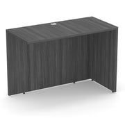 OfficeSource Laminate Reversible Return - 42''W x 20''D - Coastal Gray