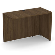 OfficeSource Laminate Reversible Return - 42''W x 20''D - Modern Walnut