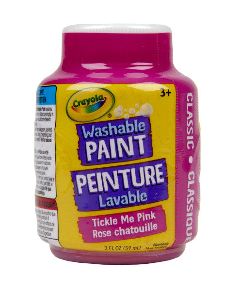 2oz Washable Paint, Tickle Me Pink