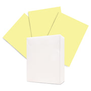 8.5" x 11" Color Copy Paper, 20 lbs., Canary, 500 Sheets/Ream