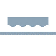 Cottage Blue Scalloped Border Trim, 35 Feet