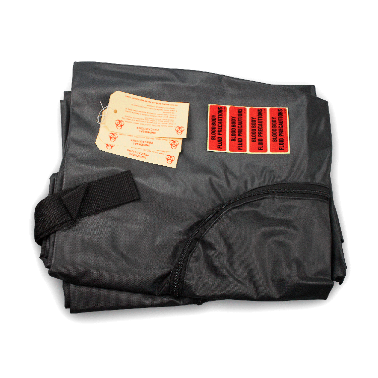 Body Bags, Heavy Duty with Handles, Adult, 36" x 90" - 10 kits per Case