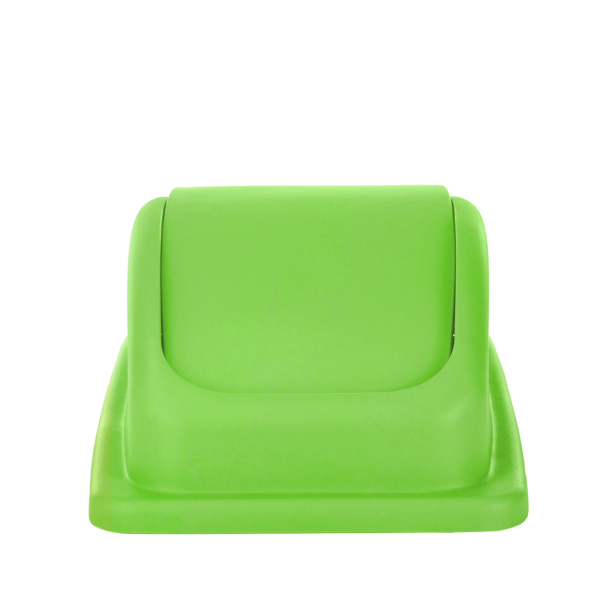 Alpine Industries 23 Gallon Slim Trash Can Dome Lid, Lime Green