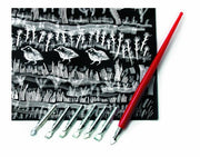 Melissa & Doug Scratch-Art Scratch Knife Tool Set