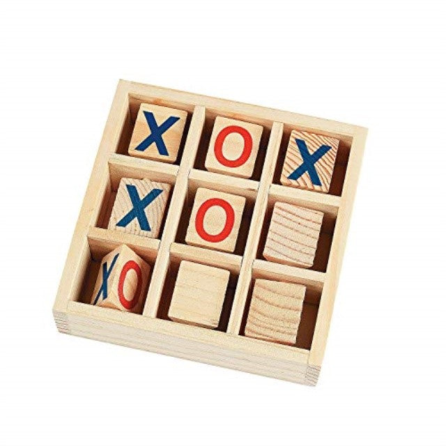 Wooden Tic-Tac-Toe Game - Toys - 1 Piece