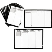 Double sided base ten write N wipe mat, Set of 10  FRENCH