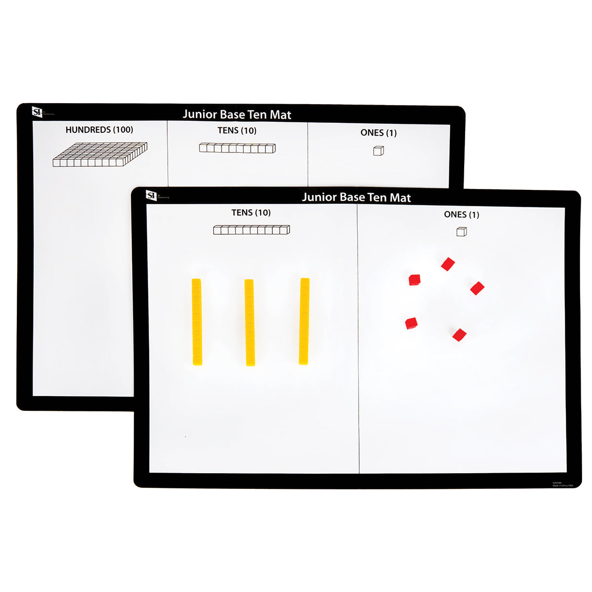 Junior Base Ten Mat, Set of 10