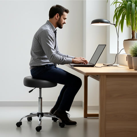 Exam Stool, Black