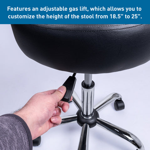 Exam Stool, Black