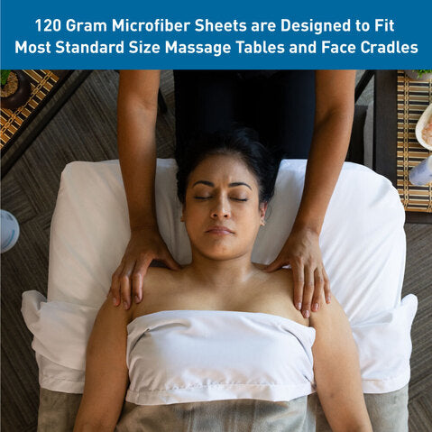 120Gsm Massage Sheet Set, Cream
