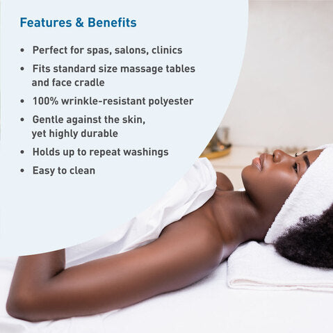 120Gsm Massage Sheet Set, Cream