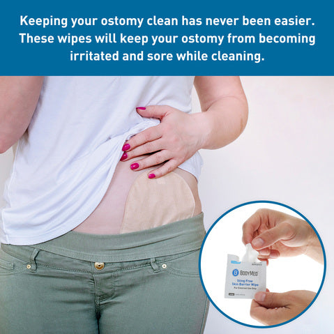 Bodymed No Sting Skin Barrier Wipe  1.6 X 3.2 Inch,25 Pcs/Box