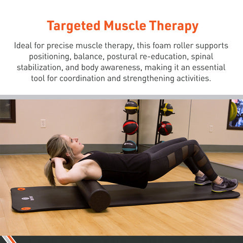 6 X 36 Half Black Foam Roller