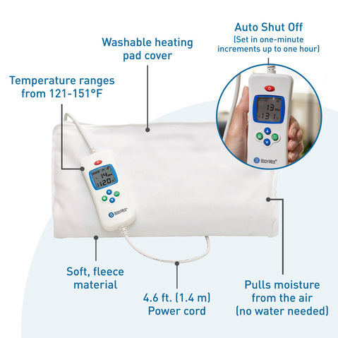 Bodymed Digital Moist Heating Pad, 14" X 27"