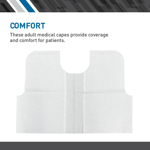 Bodymed Exam Cape, All Tissue, White, 100/Case