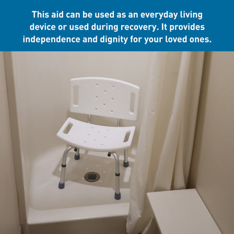 Bodymed Aluminum Shower Chair Without Backrest