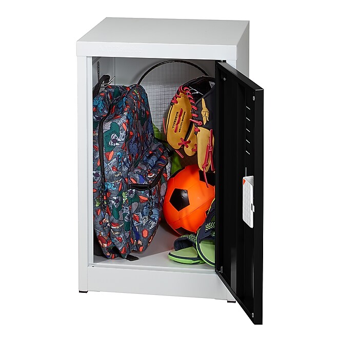 24" H x 15" W Steel Single Tier Storage Locker with Digital Lock, Black