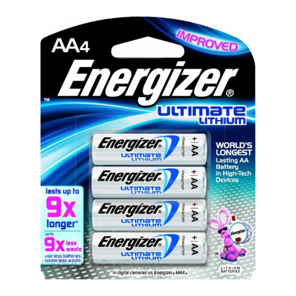 Energizer EL91-BP4 AA-4 Lithium Batteries