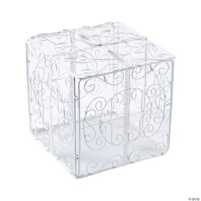 Metal Gift Box Cardholder - 1 Piece